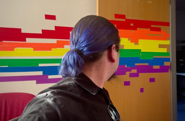 Aaaand the big reveal! Happy pride month everyone! Indigo highlights by Amber Lee Bridenstine