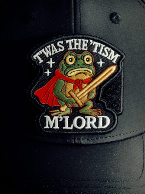 I got a bunch of patches for my hat. This one just makes me smile ^_^