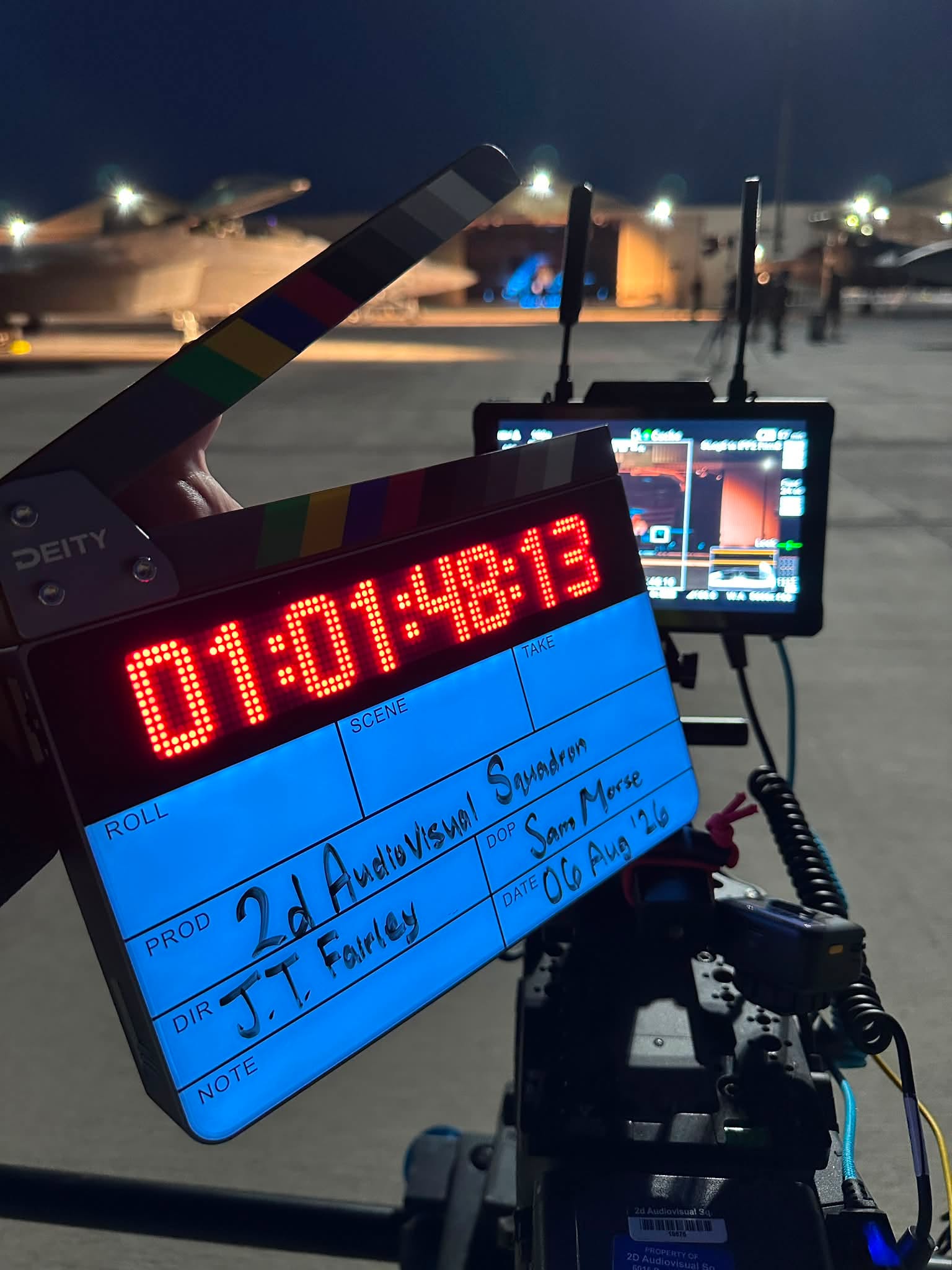 Being on set by 4am sucks, but any day on set is a good day. I teamed with Justin J Fairley as his DP to film a national level recruiting commercial for the Air Force. The crew killed it today and we managed to bring “sunlight” to a large pre-dawn shot on the flightline. I can’t wait to show y’all what we made.
